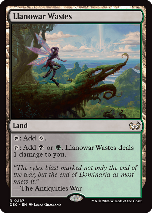 Llanowar Wastes (DSC-287) - rare
