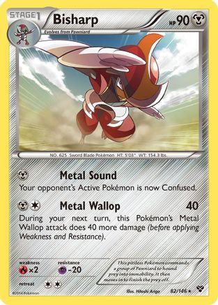 Bisharp (082) - XBS  - Rare - Reverse Holofoil