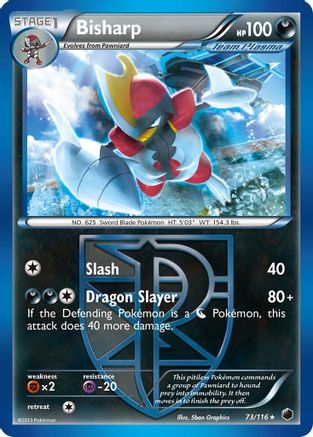 Bisharp (Team Plasma) (73) (073) - PF  - Rare
