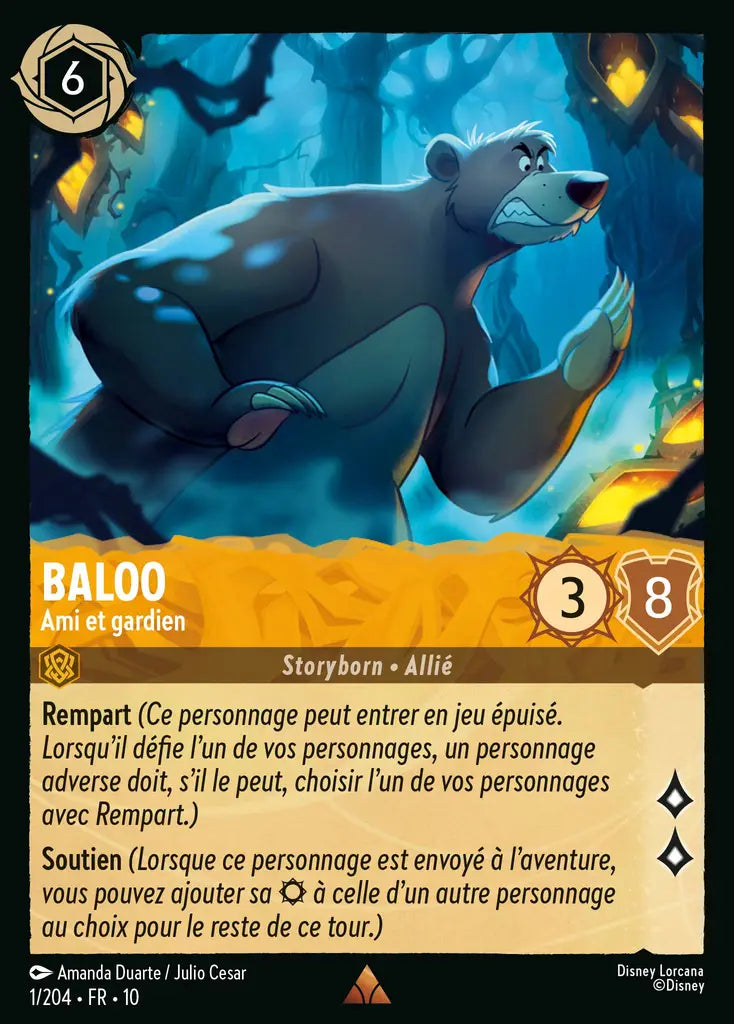 Baloo - Ami et gardien (1/204) - LDLP - Rare - Cold Foil