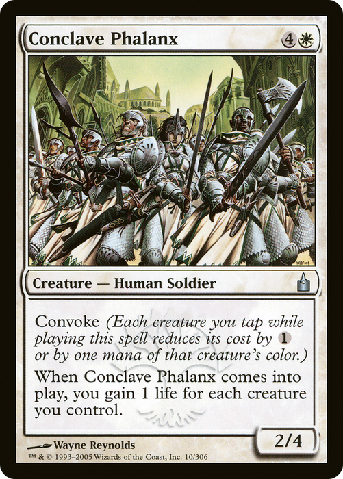 Conclave Phalanx (RAV-010) - uncommon - Foil