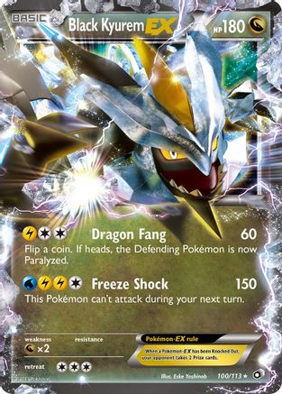 Black Kyurem EX (100) - LT  - Ultra Rare - Holofoil