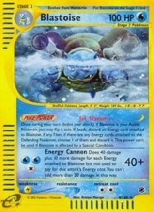Blastoise (4) (004) - E  - Holo Rare - Holofoil