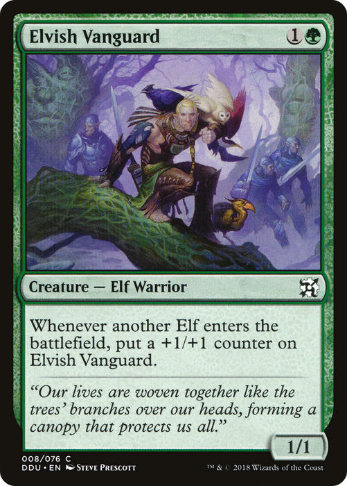 Elvish Vanguard (DDU-008) - common
