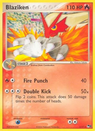Blaziken (001/017) - PS1  - Rare - Holofoil