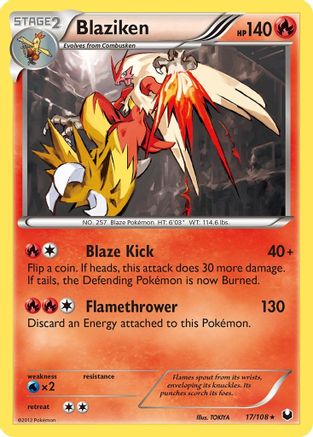 Blaziken (017) - DE  - Holo Rare - Reverse Holofoil