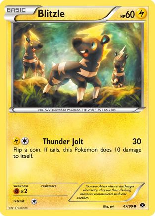 Blitzle (047) - ND  - Common - Reverse Holofoil