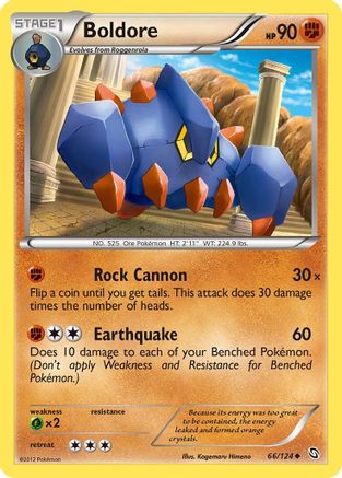 Boldore (066) - DE  - Uncommon - Reverse Holofoil