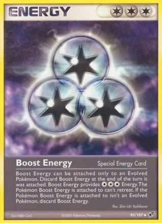Boost Energy (093) - D  - Uncommon - Reverse Holofoil