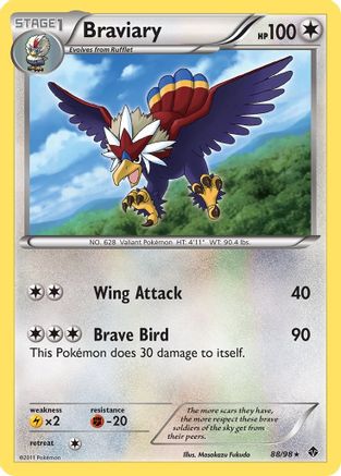 Braviary (088) - EP  - Holo Rare - Reverse Holofoil