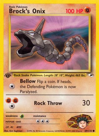 Brock's Onix (69) (069/132) - GH  - Common - Unlimited