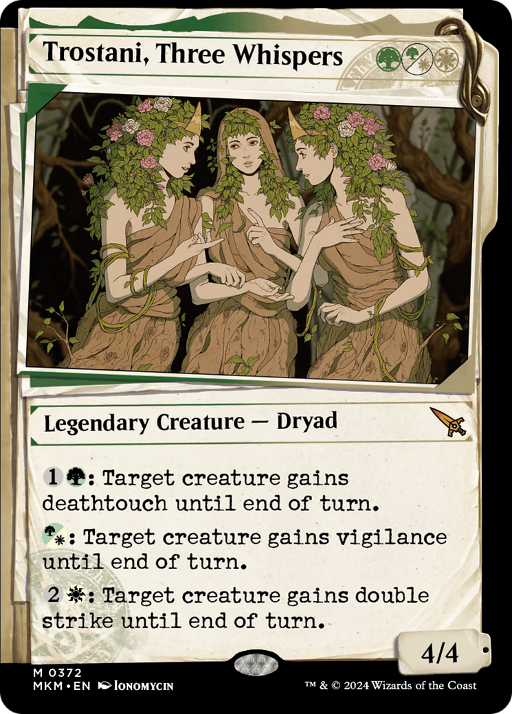 Trostani, Three Whispers (MKM-372) - mythic: (Showcase) - Foil
