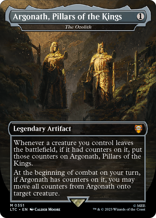 The Ozolith (LTC-351) - mythic / Argonath, Pillars of the Kings (Borderless)