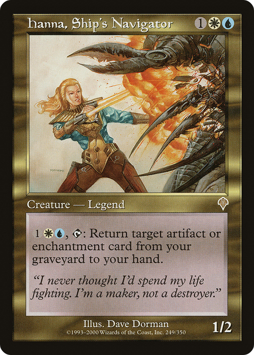 Hanna, Ship's Navigator (INV-249) - rare - Foil