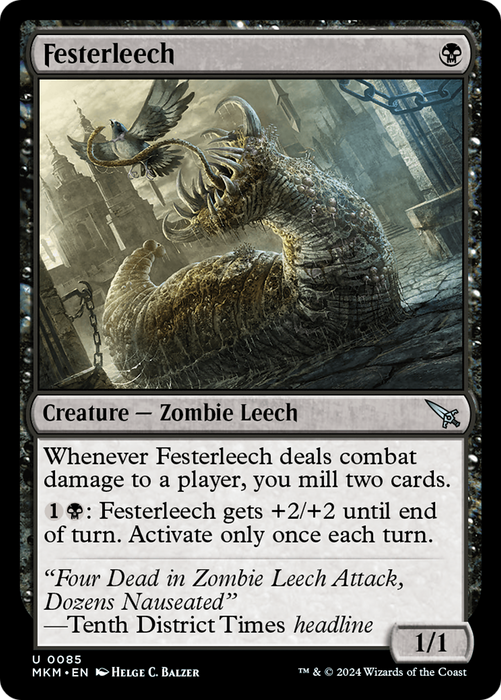 Festerleech (MKM-085) - uncommon - Foil