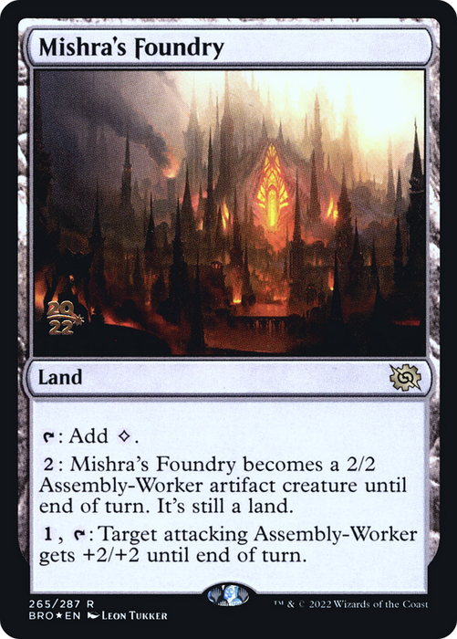 Mishra's Foundry (PRE-265S) - rare - Foil