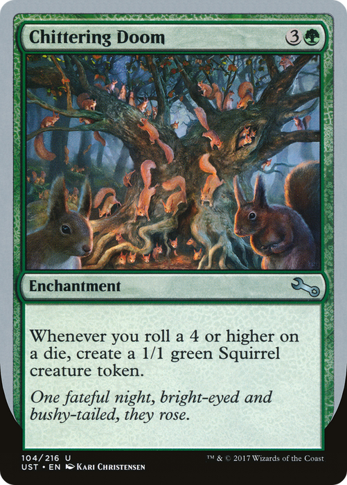 Chittering Doom (UST-104) - uncommon