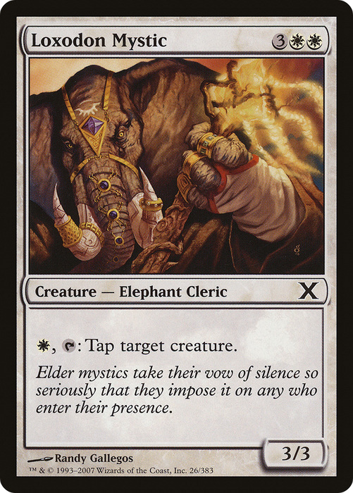 Loxodon Mystic (10E-026) - common