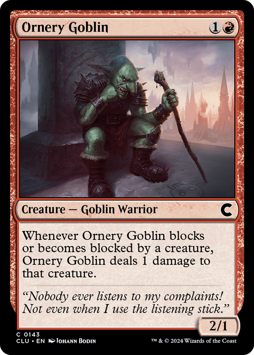 Ornery Goblin (CLU-143) - common