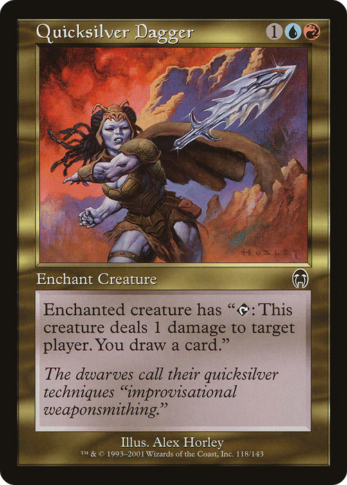 Quicksilver Dagger (APC-118) - common - Foil