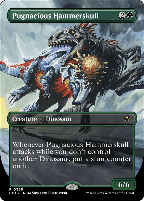 Pugnacious Hammerskull (LCI-328) - rare (Borderless) - Foil