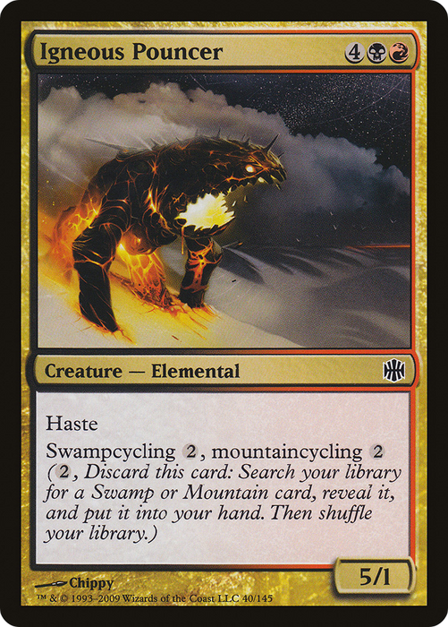 Igneous Pouncer (ARB-040) - common - Foil