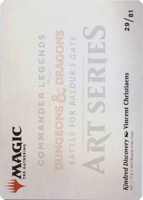 Kindred Discovery // Kindred Discovery (ACLB-029) - common (Borderless) - Foil