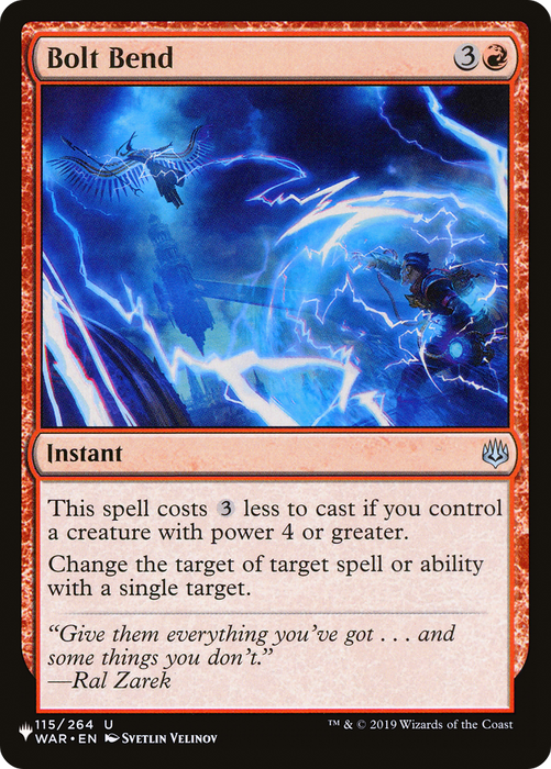 Bolt Bend (LIST-WAR-115) - uncommon
