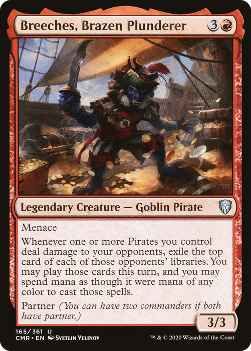 Breeches, Brazen Plunderer (CMR-165) - uncommon - Foil