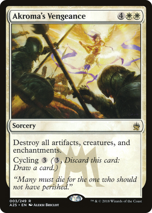 Akroma's Vengeance (A25-003) - rare - Foil