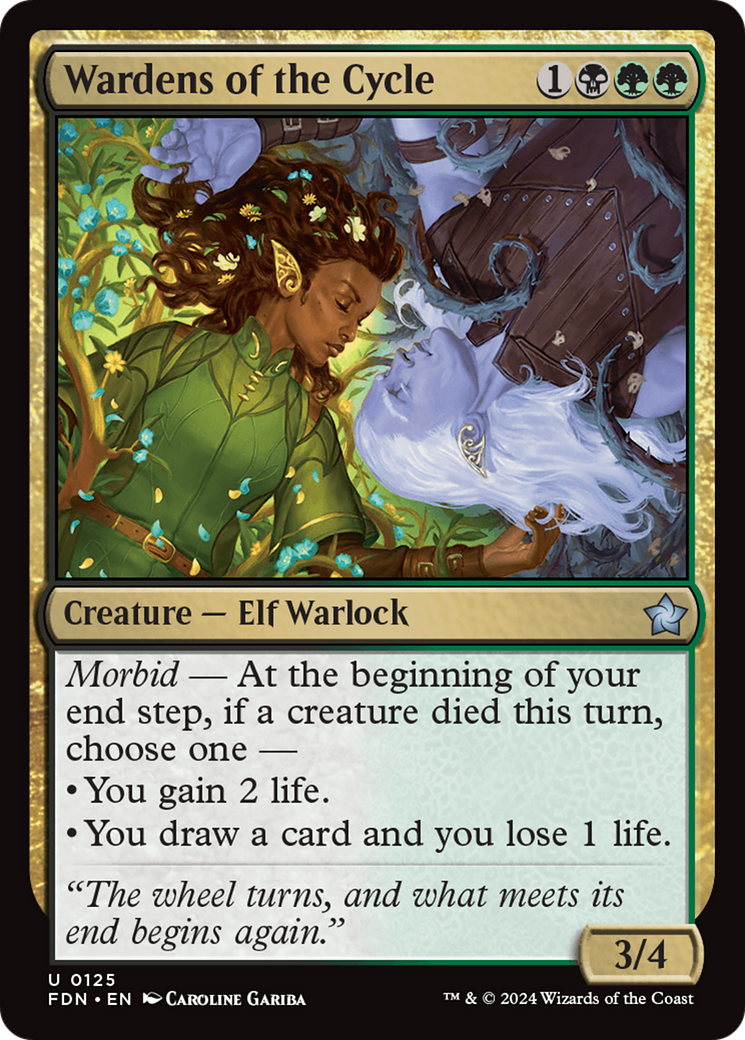 Wardens of the Cycle (FDN-125) - uncommon - Foil