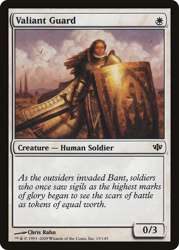 Valiant Guard (CON-019) - common - Foil