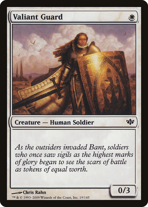 Valiant Guard (CON-019) - common - Foil