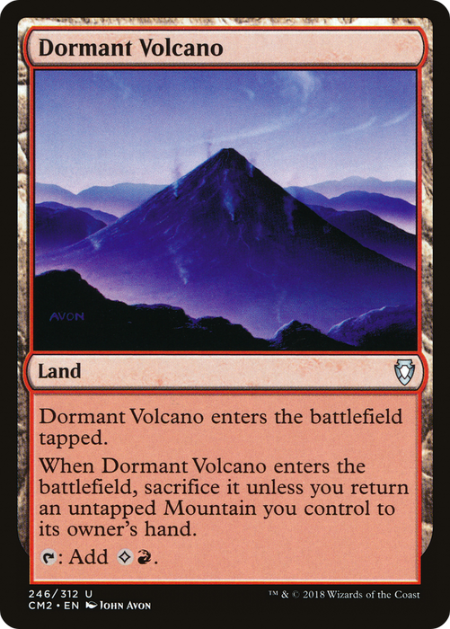 Dormant Volcano (CM2-246) - uncommon