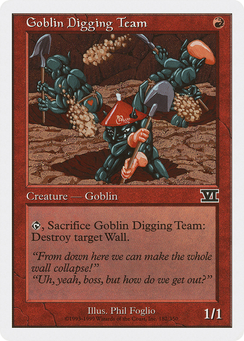Goblin Digging Team (6ED-182) - common