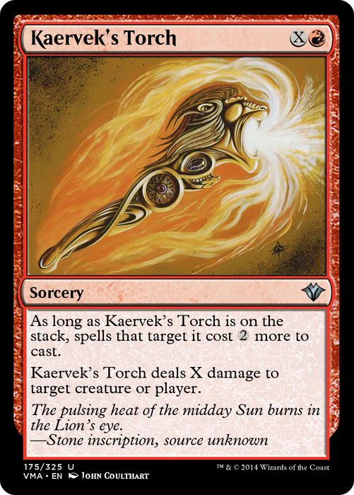 Kaervek's Torch (VMA-175) - uncommon - Foil