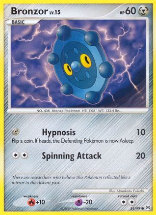 Bronzor (54) (054) - A  - Common - Reverse Holofoil