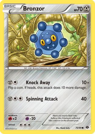 Bronzor (075) - ND  - Common - Reverse Holofoil