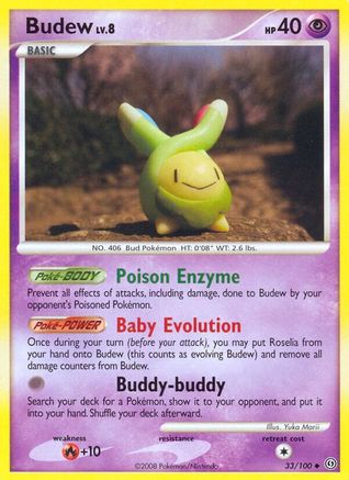 Budew (033/100) - S  - Uncommon