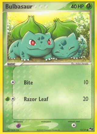 Bulbasaur (012/17) - PS2  - Common