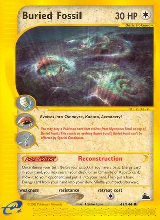 Buried Fossil (047) - S  - Common - Reverse Holofoil