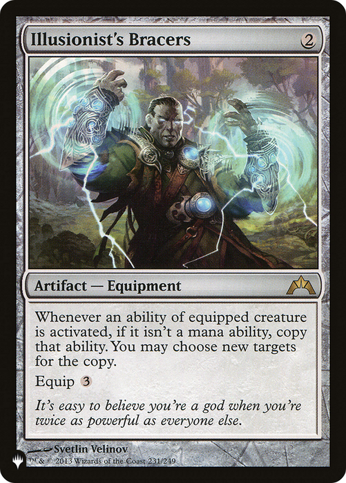 Illusionist's Bracers (LIST-GTC-231) - rare