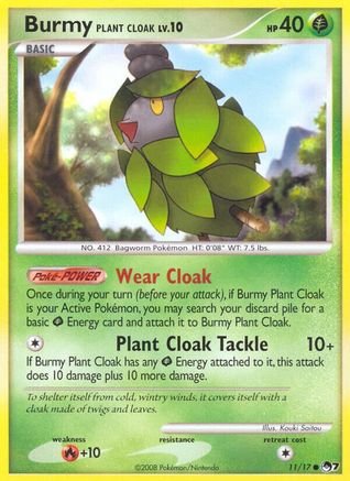 Burmy Plant Cloak (011) - PS7  - Common