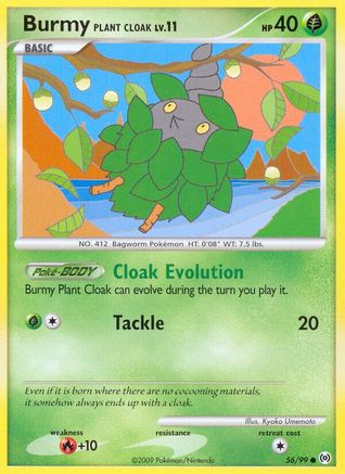 Burmy Plant Cloak (056) - A  - Common