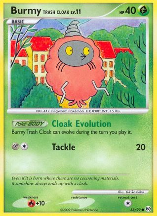 Burmy Trash Cloak (058) - A  - Common