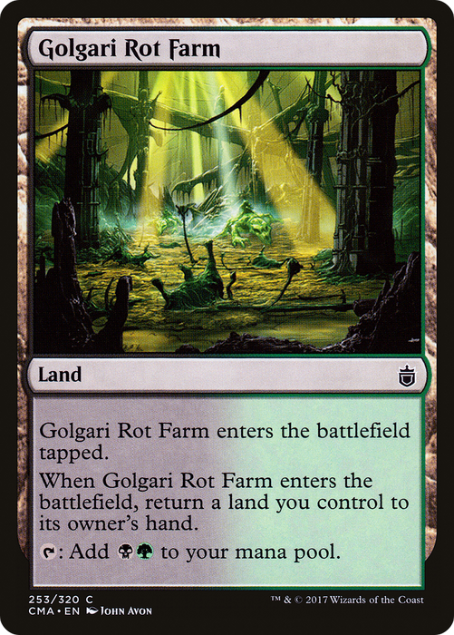 Golgari Rot Farm (CMA-253) - common
