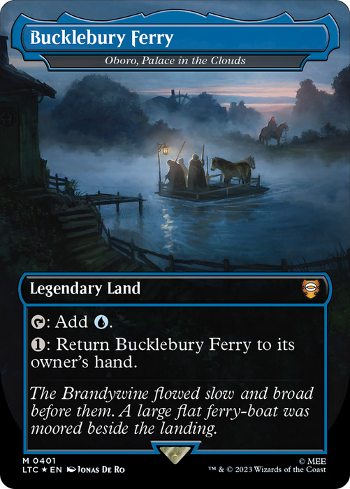 Oboro, Palace in the Clouds (LTC-401) - mythic / Bucklebury Ferry (Borderless) - Foil