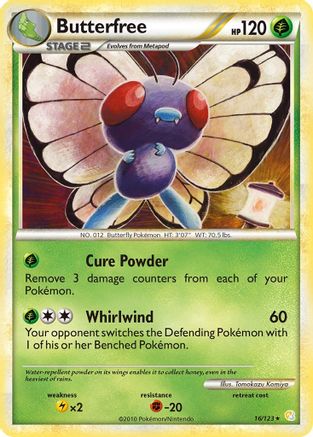 Butterfree (016/123) - HS  - Rare
