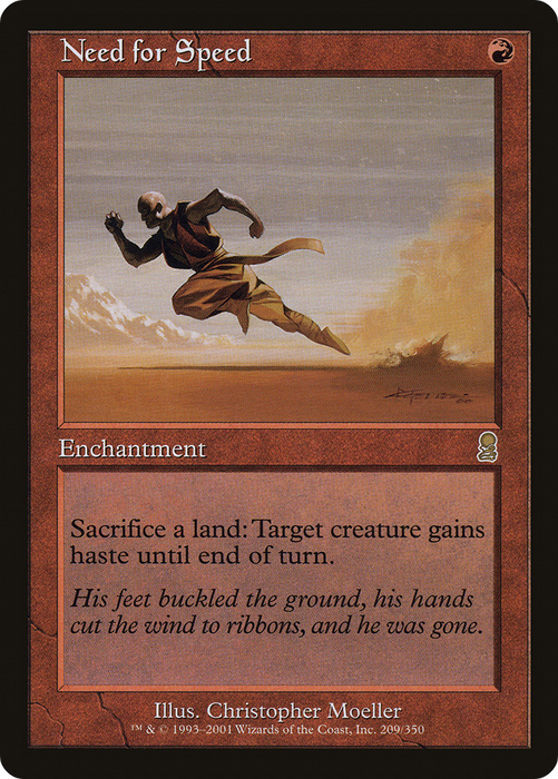 Need for Speed (ODY-209) - rare - Foil