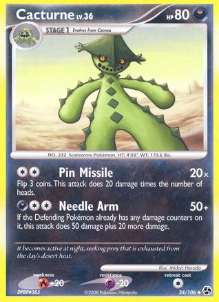 Cacturne (034) - GE  - Uncommon